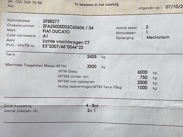 Fiat ducato euro 6 bedrijfswagen - afbeelding 7 van  17