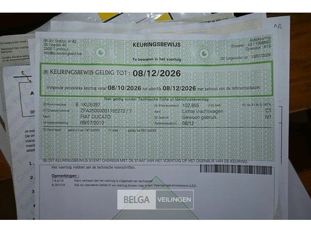 Fiat ducato lichte vrachtwagen - afbeelding 10 van  26