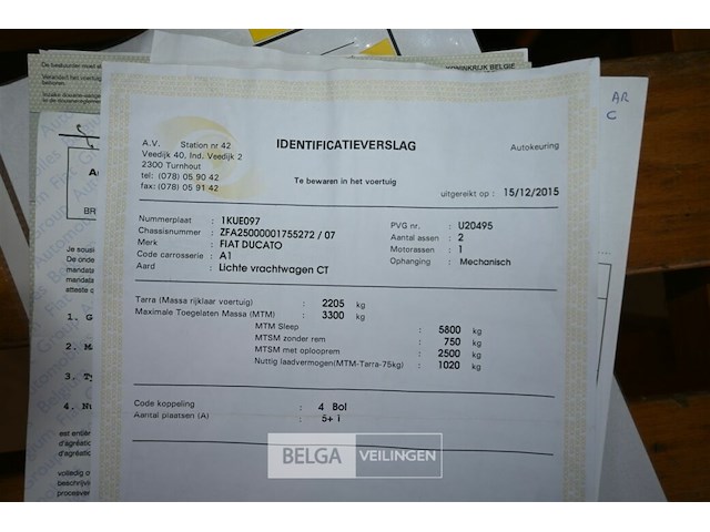Fiat ducato lichte vrachtwagen - afbeelding 11 van  26