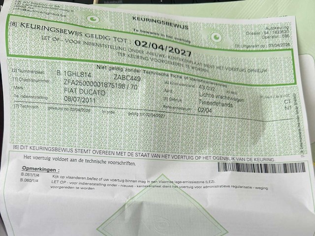 Fiat marktwagen ducato bedrijfswagen - afbeelding 4 van  15