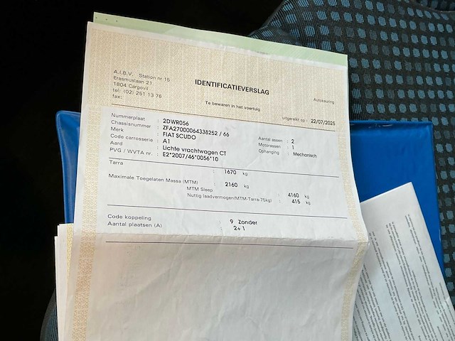 Fiat multijet 165 scudo bedrijfswagen - afbeelding 15 van  26