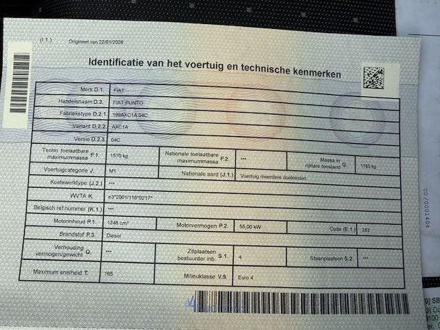 Fiat punto - 2007 - afbeelding 4 van  12