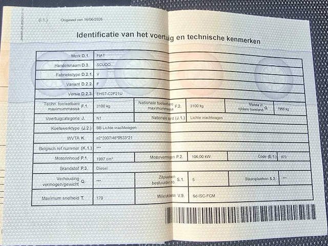Fiat scudodubbele cabine bedrijfswagen - afbeelding 4 van  13