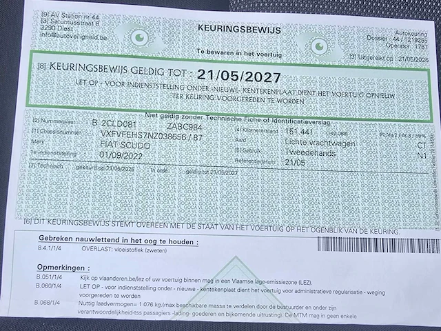 Fiat scudodubbele cabine bedrijfswagen - afbeelding 5 van  13