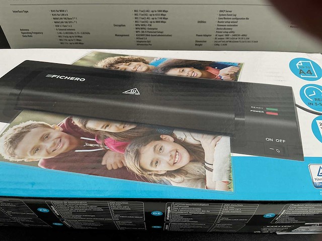 Fichero lamineermachine voor a4 foto’s en documenten - afbeelding 1 van  1