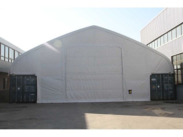 Field industries c5080sp shelter tussen 2 containers - afbeelding 2 van  5