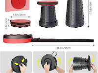 Fiemach draagbare klaptafel met klapkruk - afbeelding 4 van  4