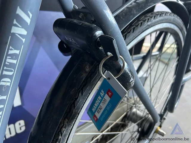 Fiets gazelle heavy duty nl,met sleutel, nummer reno 006 - afbeelding 3 van  4