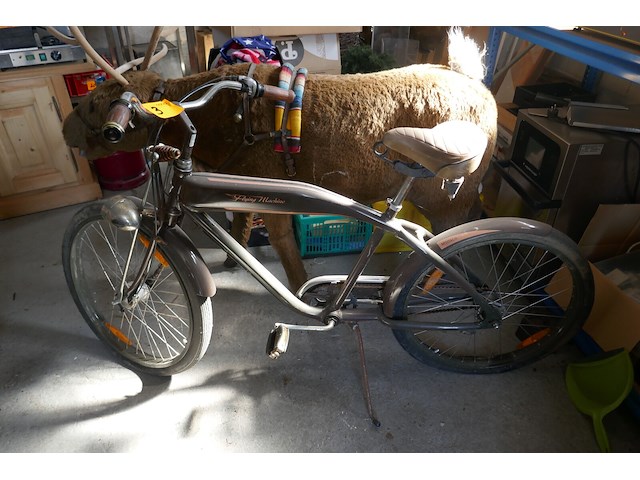 Fiets retro-model felt flying machine - afbeelding 1 van  6