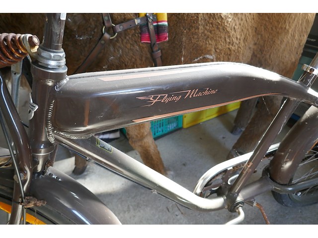 Fiets retro-model felt flying machine - afbeelding 2 van  6