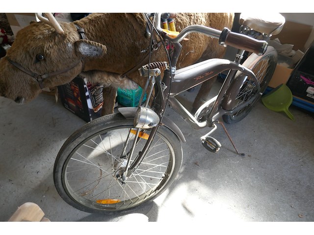 Fiets retro-model felt flying machine - afbeelding 4 van  6