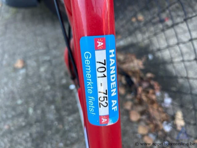 Fiets, zonder sleutel, nummer 701-752 - afbeelding 3 van  3