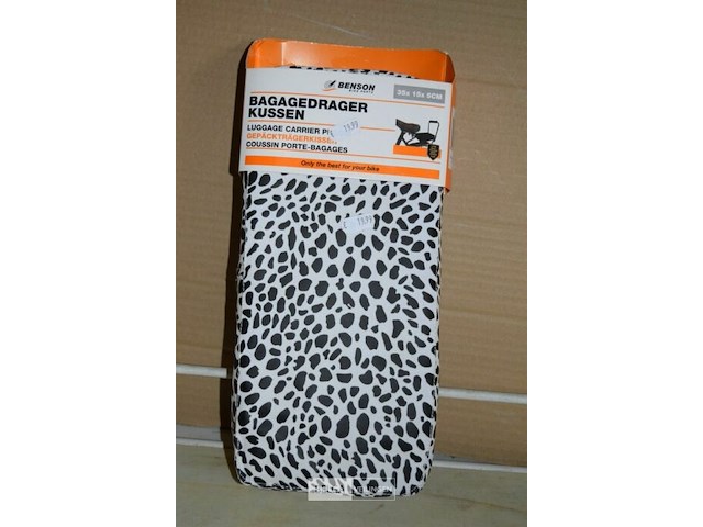 Fietsbagagedrager kussen 35x15x5 cm - afbeelding 1 van  2