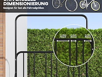 Fietsenrek dubbelzijdig tot 4 fietsen - afbeelding 3 van  5