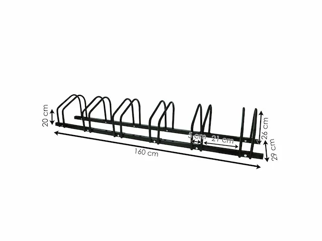 Fietsenrek voor 6 - afbeelding 2 van  5