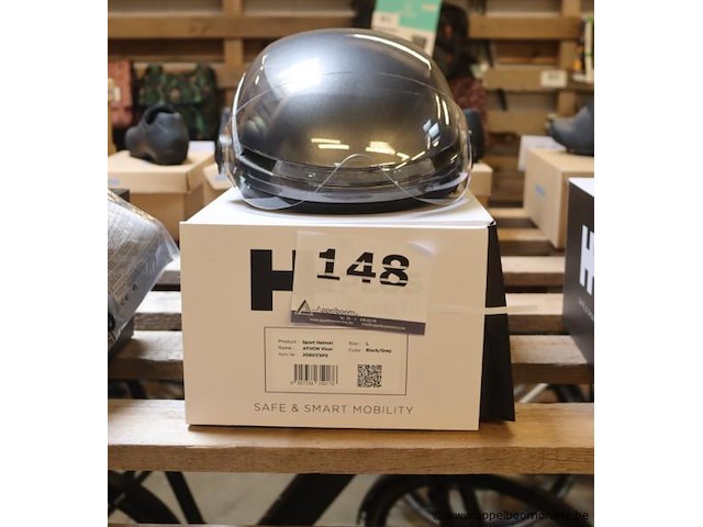 Fietshelm hplus athon visor l - afbeelding 1 van  2
