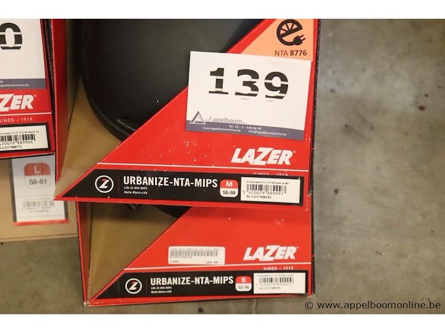 Fietshelm lazer urbanize-nta-mips, maat m - afbeelding 2 van  2