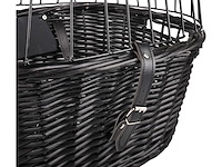 Fietsmand hond - hondenmand fiets - voor bagagedrager + fietsstuur - 2st - afbeelding 3 van  9