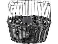 Fietsmand hond - hondenmand fiets - voor bagagedrager + fietsstuur - 2st - afbeelding 4 van  9