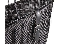Fietsmand hond - hondenmand fiets - voor bagagedrager + fietsstuur - 2st - afbeelding 7 van  9