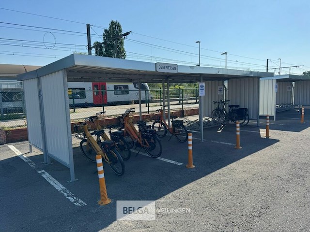 Fietsoverkapping l860 cm incl 2 fietsrekken - afbeelding 1 van  4