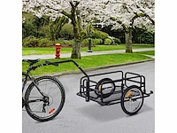 Fietstrailer, fietstransporttrailer, 70 l, 155l x 71,5l x 77h cm