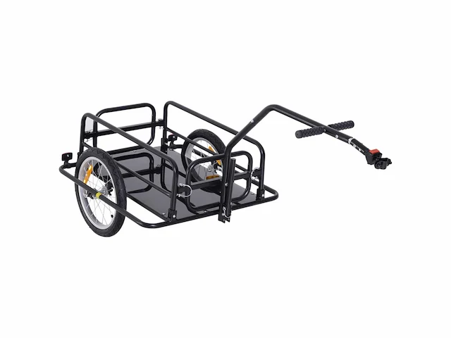 Fietstrailer, fietstransporttrailer, 70 l, 155l x 71,5l x 77h cm - afbeelding 2 van  4