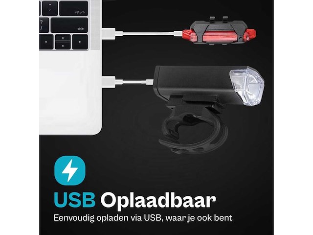 Fietsverlichting set (5x) - afbeelding 1 van  1