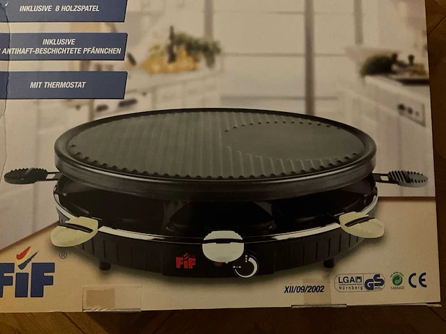 Fif lga raclette-grill - afbeelding 1 van  6