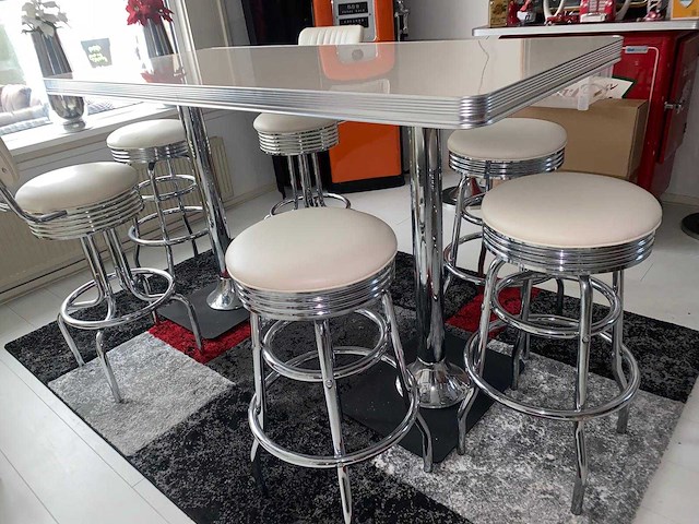 Fifties - dinerset - decor object - afbeelding 1 van  7