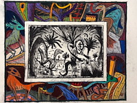 Figures with snake - marnix everaert 1990 - afbeelding 2 van  3