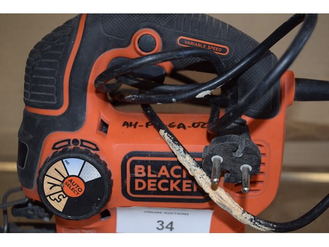 Figuurzaag black&decker 220v auto select - afbeelding 3 van  5