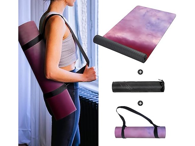 Fiita yogamat (183 x 61 x 0,6 cm) - afbeelding 3 van  3