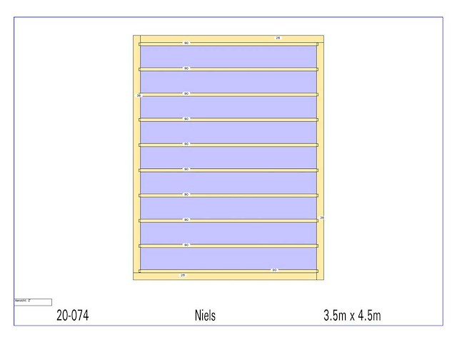 Fijnspar bijgebouw 4,5x3,5m - afbeelding 1 van  7