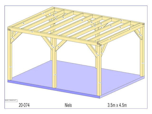 Fijnspar bijgebouw 4,5x3,5m - afbeelding 7 van  7