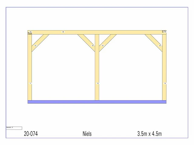 Fijnspar bijgebouw 4,5x3,5m - afbeelding 3 van  21