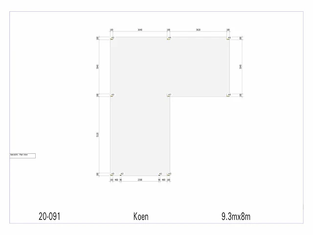 Fijnspar bijgebouw l vorm 8x9,30 - afbeelding 6 van  9