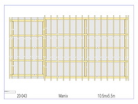 Fijnspar carport 5,50 x 10,50 m - afbeelding 3 van  19