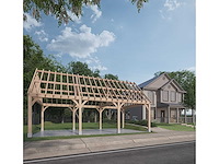 Fijnspar carport 5,50x10 - afbeelding 1 van  14
