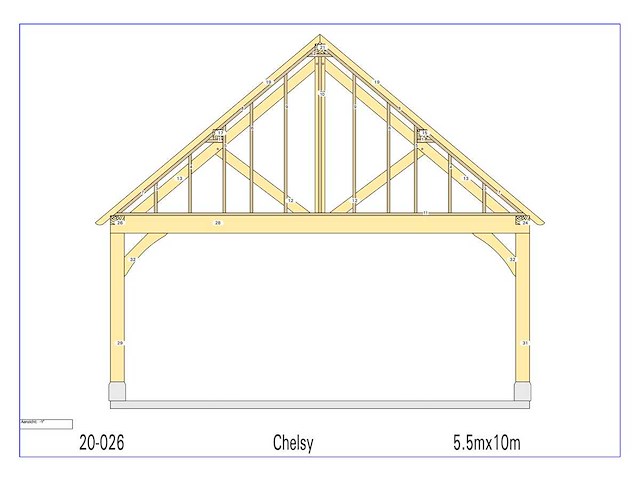 Fijnspar carport 5,50x10 - afbeelding 11 van  14