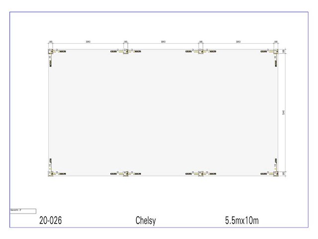 Fijnspar carport 5,50x10 - afbeelding 12 van  14
