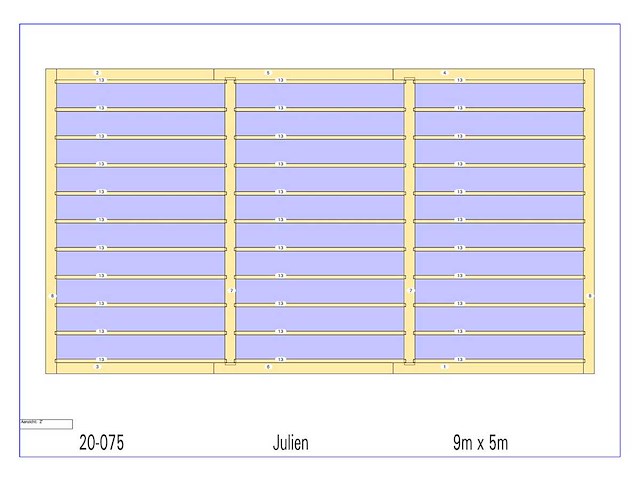 Fijnspar carport 5x9 - afbeelding 2 van  16