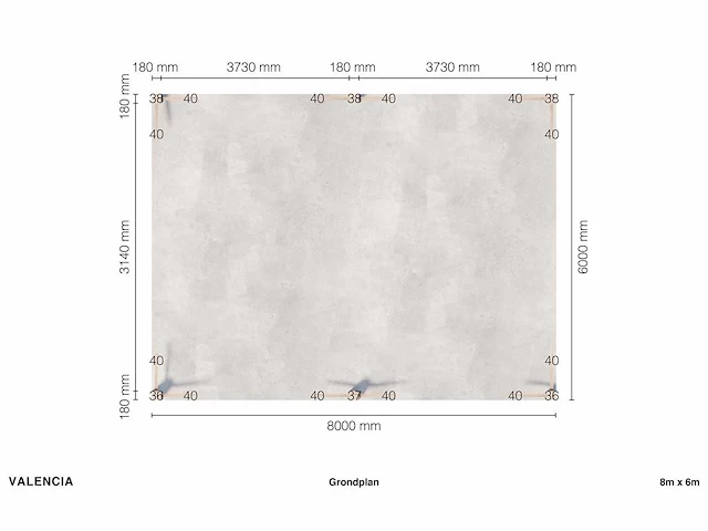 Fijnspar carport 6x8 - afbeelding 3 van  10