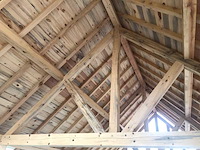 Fijnspar carport met dak en wandbekleding - afbeelding 22 van  26