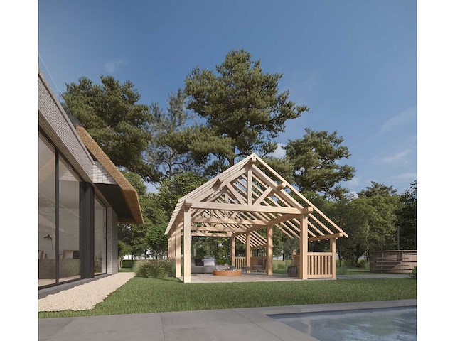 Fijnspar chalet 5,20x8 - afbeelding 1 van  10
