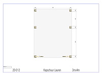 Fijnspar kapschuur/poolhouse 3x4 - afbeelding 5 van  6