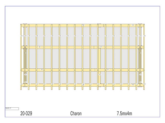 Fijnspar kapschuur/poolhouse 4x7,50 - afbeelding 14 van  16