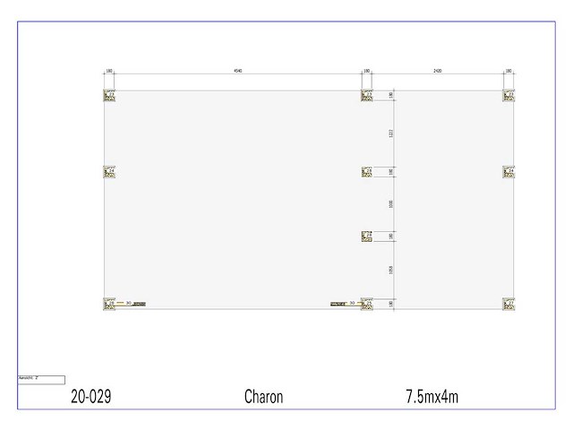 Fijnspar kapschuur/poolhouse 4x7,50 - afbeelding 14 van  16