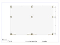 Fijnspar kapschuur/poolhouse met wand en dakbekleding - afbeelding 5 van  22