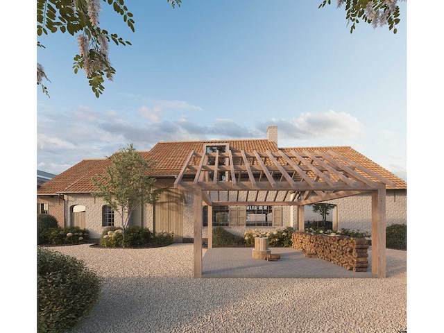 Fijnspar overkapping 4,3x4,5m - afbeelding 9 van  10